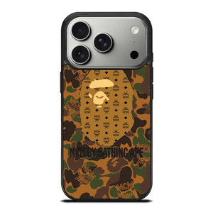MCM MICHAEL CROMER MUNICH BATHING APE CAMO iPhone 17 Pro Case Cover