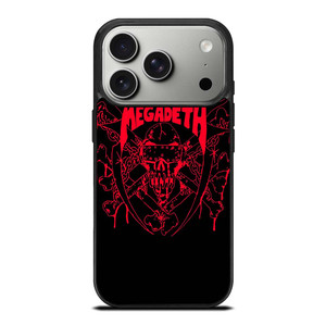MEGADETH METAL BAND LOGO iPhone 17 Pro Case Cover