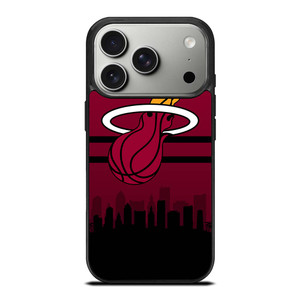MIAMI HEATS NBA SKYLINE iPhone 17 Pro Case Cover
