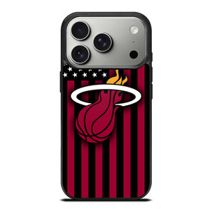 MIAMI HEATS NBA USA FLAG iPhone 17 Pro Case Cover