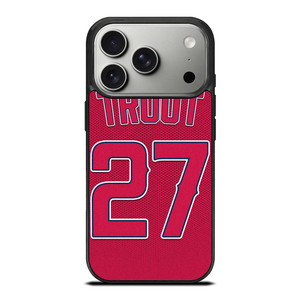 MIKE TROUT LOS ANGELES ANGELS MLB iPhone 17 Pro Case Cover