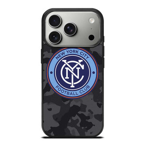 NEW YORK CITY FC MLS BLACK CAMO iPhone 17 Pro Case Cover