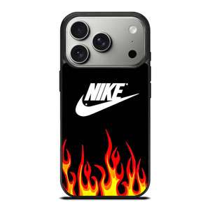 NIKE SWOOSH IN FLAMES iPhone 17 Pro Case Cover