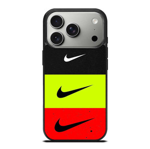 NIKE SWOOSH STRIPE COLORS iPhone 17 Pro Case Cover