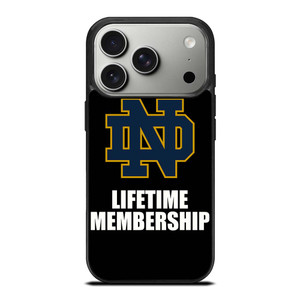 NOTRE DAME FIGHTING IRISH MEMBERSHIP iPhone 17 Pro Case Cover
