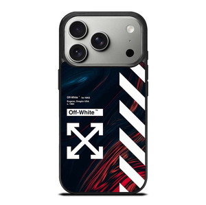 OFF WHITE LOGO MARBLE NIKE iPhone 17 Pro Case Cover
