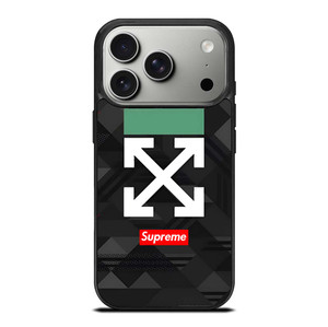 OFF WHITE LOGO SUPREME ICON iPhone 17 Pro Case Cover
