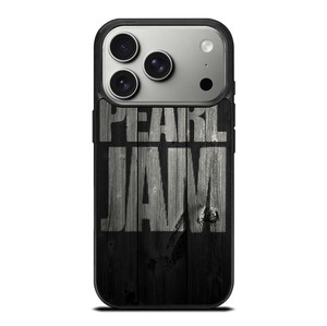 PEARL JAM ROCK BAND WOODEN LOGO iPhone 17 Pro Case Cover