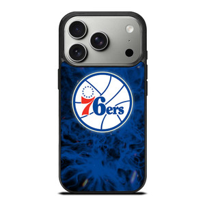 PHILADELPHIA 76ERS BASKETBALL NBA FIRE iPhone 17 Pro Case Cover