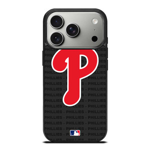 PHILADELPHIA PHILLIES BASEBALL BLACK iPhone 17 Pro Case Cover