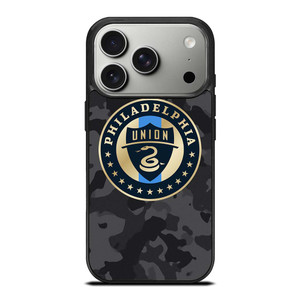 PHILADELPHIA UNION MLS BLACK CAMO iPhone 17 Pro Case Cover