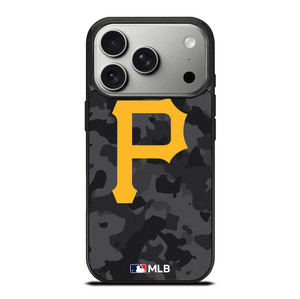 PITTSBURGH PIRATES BASEBALL BLACK CAMO iPhone 17 Pro Case Cover