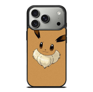 POKEMON CUTE EEVEE FLAT iPhone 17 Pro Case Cover