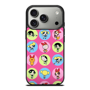 POWERPUFF GIRLS CUTE PATTERN iPhone 17 Pro Case Cover