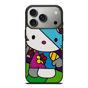 ROMERO BRITTO HELLO KITTY ART iPhone 17 Pro Case Cover