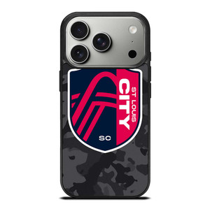 SAINT LOUIS CITY MLS BLACK CAMO iPhone 17 Pro Case Cover