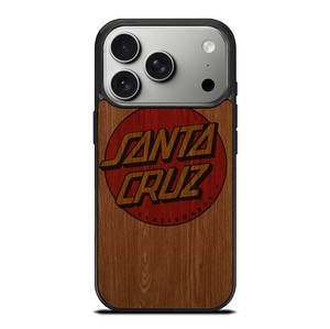 SANTA CRUZ SKATEBOARD WOODEN LOGO iPhone 17 Pro Case Cover