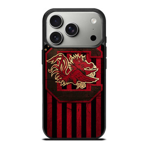 SOUTH CAROLINA GAMECOCKS FOOTBALL FLAG iPhone 17 Pro Case Cover