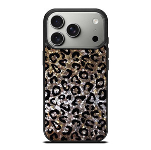 SPARKLY LEOPARD SKIN iPhone 17 Pro Case Cover