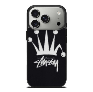 STUSSY FUZZY REGAL CROWN iPhone 17 Pro Case Cover