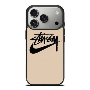 STUSSY NIKE BROWN iPhone 17 Pro Case Cover