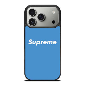 SUPREME BLUE iPhone 17 Pro Case Cover