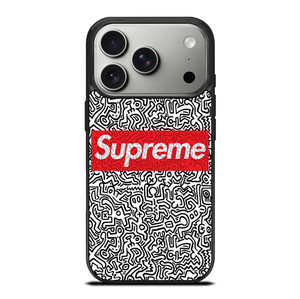 SUPREME KEITH HARING iPhone 17 Pro Case Cover