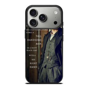 TOMMY SHELBY QUOTES iPhone 17 Pro Case Cover TOMMY SHELBY QUOTES iPhone 17 Pro Case Cover
