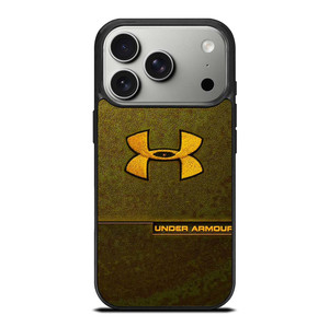 UNDER ARMOUR LOGO EMBROIDERY YELLOW iPhone 17 Pro Case Cover