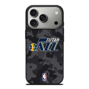 UTAH JAZZ BLACK CAMO iPhone 17 Pro Case Cover