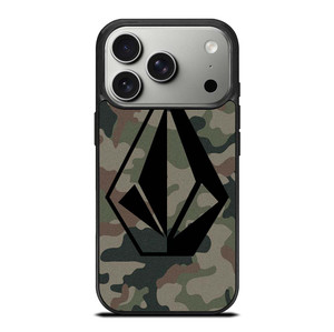 VOLCOM LOGO CAMO iPhone 17 Pro Case Cover