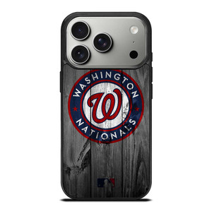 WASHINGTON NATIONALS BASEBALL MLB WOOD LOGO iPhone 17 Pro Case Cover