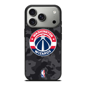 WASHINGTON WIZARDS BLACK CAMO iPhone 17 Pro Case Cover