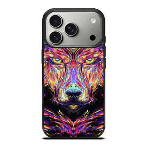 WOLF TRIPPY ART iPhone 17 Pro Case Cover
