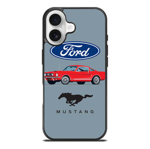 1965 FORD MUSTANG ILLUSTRATION iPhone 17 Case Cover