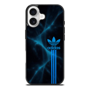 ADIDAS LOGO ABSTRACT BLUE LIGHT iPhone 17 Case Cover
