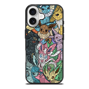 ALL POKEMON EEVEE MOZAIC iPhone 17 Case Cover
