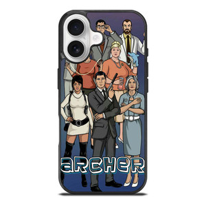 ARCHER CARTOON ALL CAST iPhone 17 Case Cover
