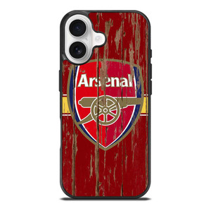 ARSENAL FC WOODEN LOGO iPhone 17 Case Cover