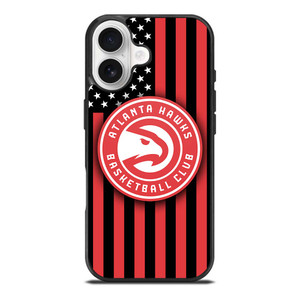 ATLANTA HAWKS NBA USA FLAG iPhone 17 Case Cover