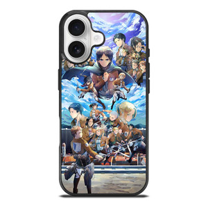 ATTACK ON TITAN ANIME CHARACTER iPhone 17 Case Cover