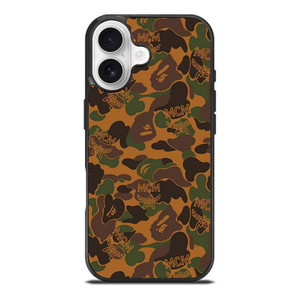 BAPE X MCM WORLDWIDE iPhone 17 Case Cover