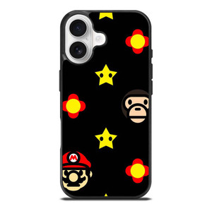 BATHING APE BAPE MARIO BROS iPhone 17 Case Cover