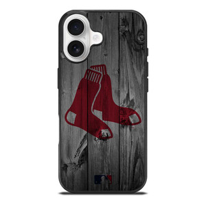 BOSTON RED SOX BASEBALL MLB WOOD LOGO iPhone 17 Case Cover