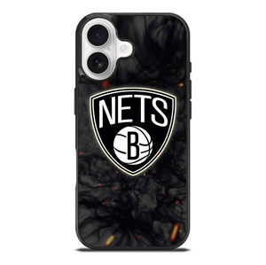 BROOKLYN NETS BASKETBALL NBA FIRE iPhone 17 Case Cover