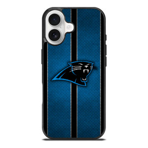 CAROLINA PANTHERS NFL METAL STRIPE iPhone 17 Case Cover