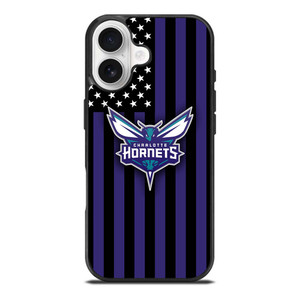CHARLOTTE HORNETS NBA USA FLAG iPhone 17 Case Cover