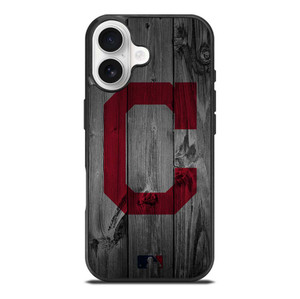 CLEVELAND GUARDIANS BASEBALL MLB WOOD LOGO iPhone 17 Case Cover