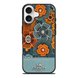COACH NEW YORK BLUE TEA ROSE iPhone 17 Case Cover