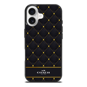 COACH NEW YORK GOLD PATTERN iPhone 17 Case Cover